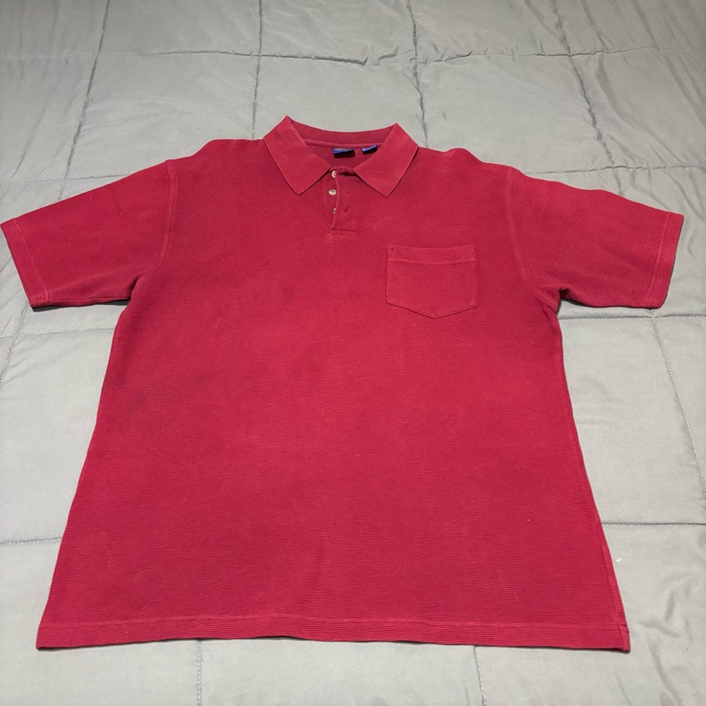 Pendleton‎  woolen mills rn # 29685 thick polo shirt men’s L